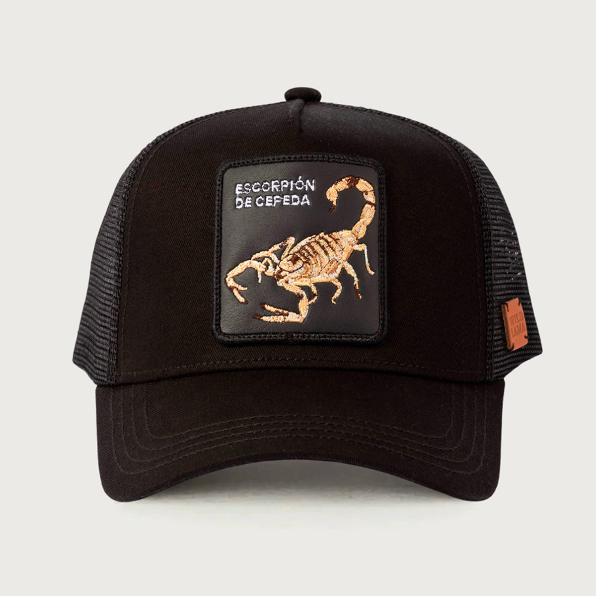 GORRO WILD LAMA ESCORPIÓN ORGÁNICO NEGRO - 1