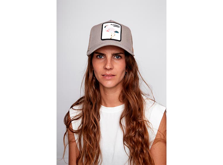 GORRA WILD LAMA FLAMENCO BEIGE - 1