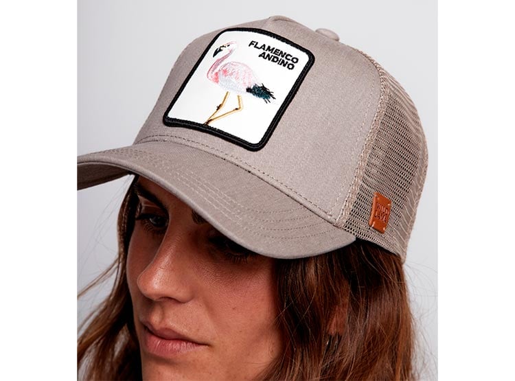 GORRA WILD LAMA FLAMENCO BEIGE - 3