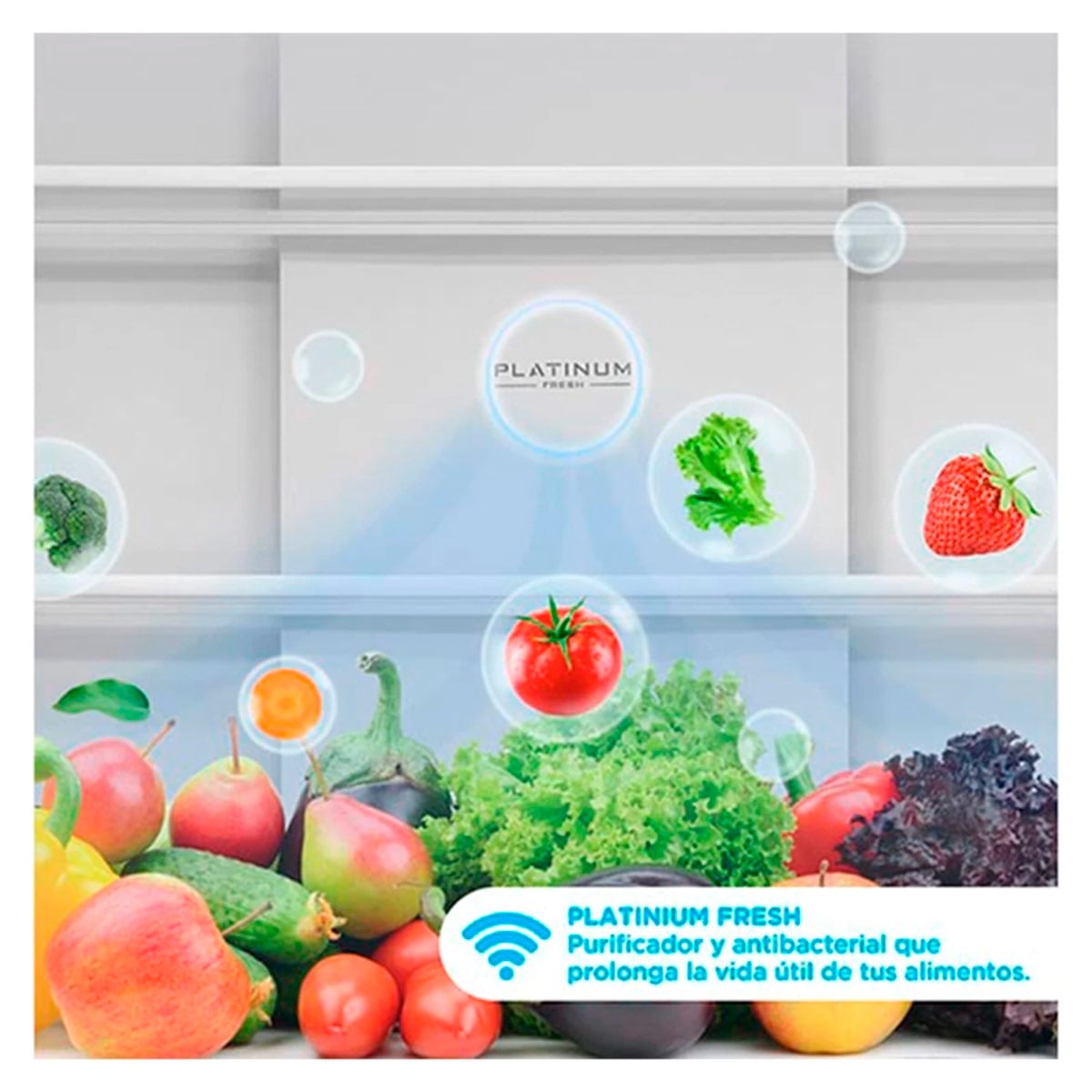 REFRIGERADOR SIDE BY SIDE MIDEA MDRM554MTE50 NO FROST 396L PLATA - 8