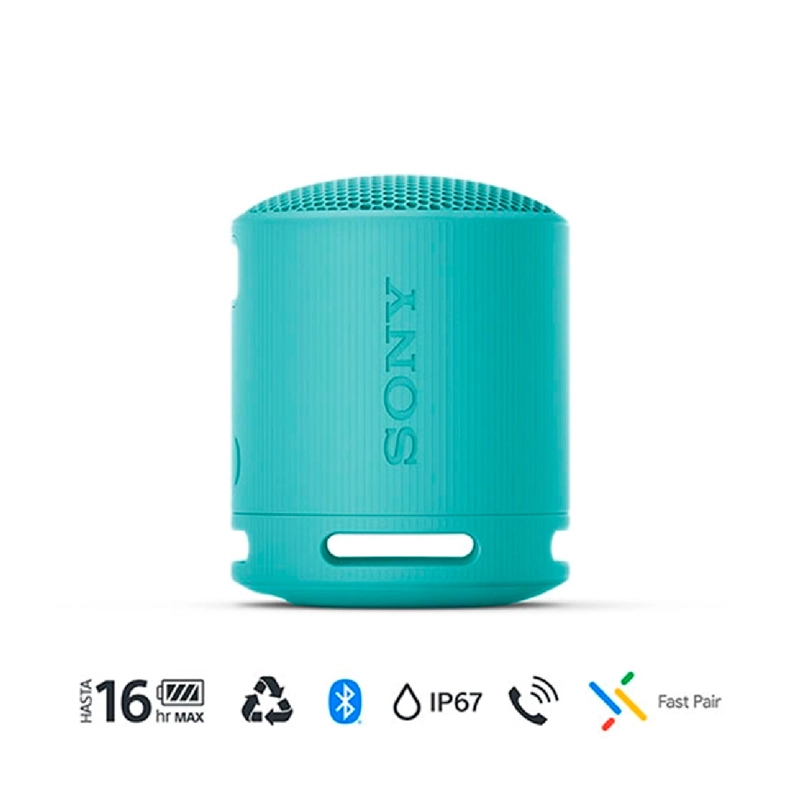 PARLANTE BLUETOOTH SONY PORTATIL XB100 SRS-XB100 AZUL - 1