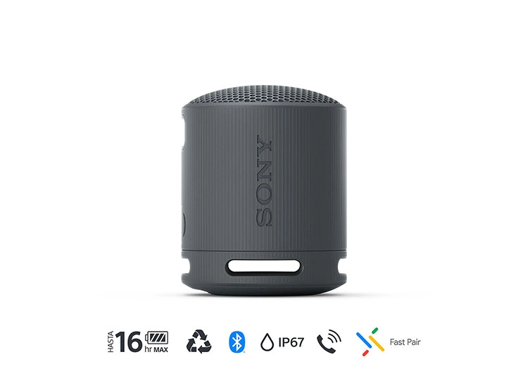 PARLANTE BLUETOOTH SONY PORTATIL XB100 SRS-XB100 NEGRO - 2