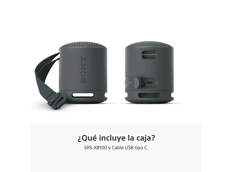 PARLANTE BLUETOOTH SONY PORTATIL XB100 SRS-XB100 NEGRO - 11