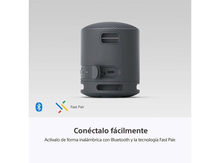 PARLANTE BLUETOOTH SONY PORTATIL XB100 SRS-XB100 NEGRO - 8