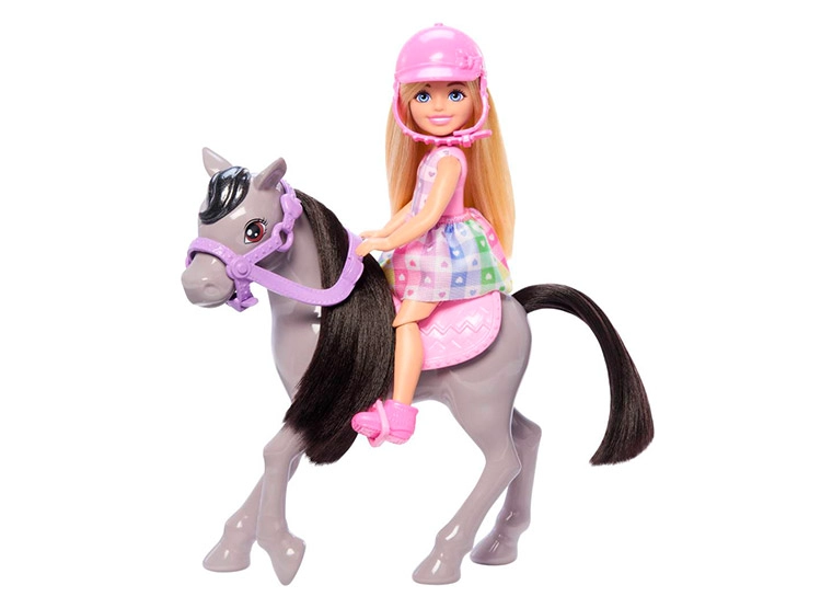 SET DE JUEGO BARBIE CHELSEA PASEO EN PONY - 1