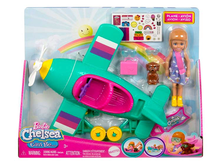SET DE JUEGO BARBIE CHELSEA PILOTO DE AVION - 7