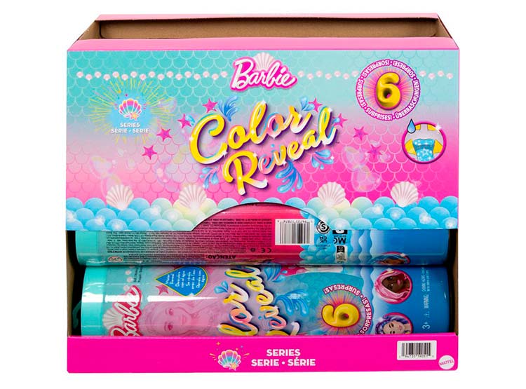 BARBIE COLOR REVEAL MUÑECA SIRENAS DEL FONDO DEL MAR SORPRESA - 1