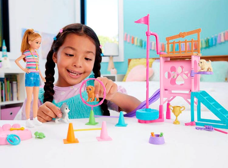 SET DE JUEGO BARBIE STACIE AL RESCATE ENTRENADORA DE CACHORRITOS - 2