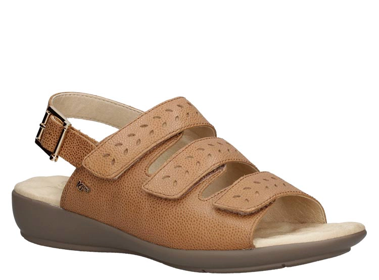 SANDALIAS CUERO MUJER 16 HRS BEIGE 16HRS I040 - 2