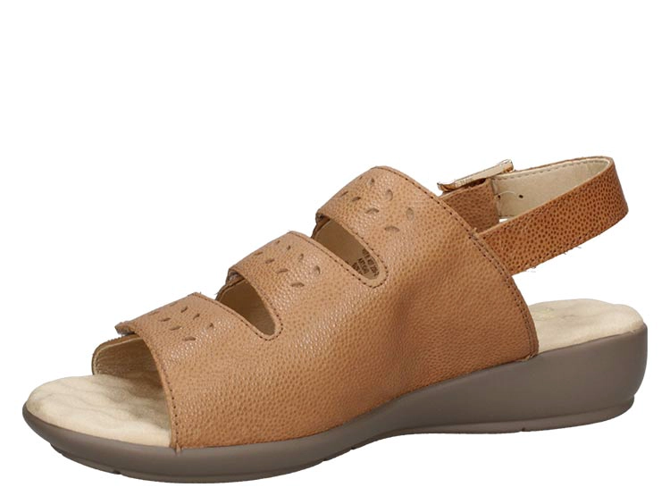 SANDALIAS CUERO MUJER 16 HRS BEIGE 16HRS I040 - 3