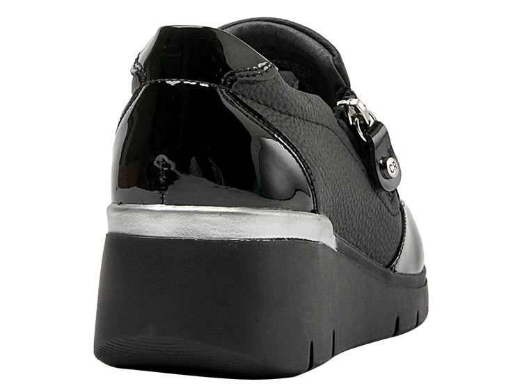 ZAPATILLAS MUJER CARRANO CASUAL NEGRO RK052 CUERO - 5