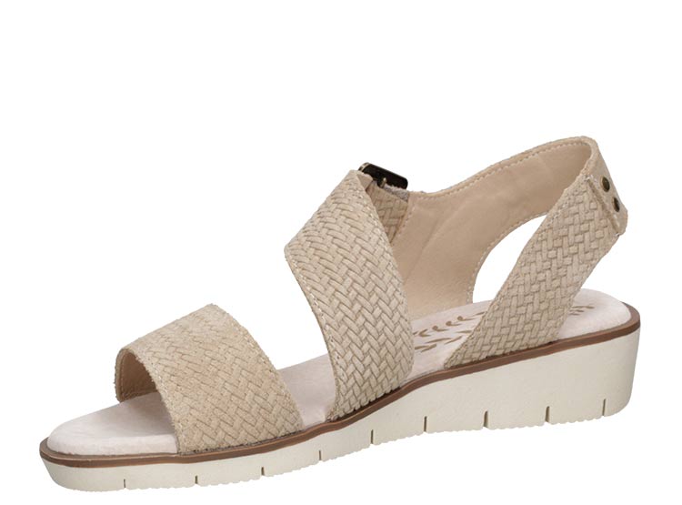 SANDALIAS CUERO MUJER PANAMA JACK BEIGE WK013 - 3