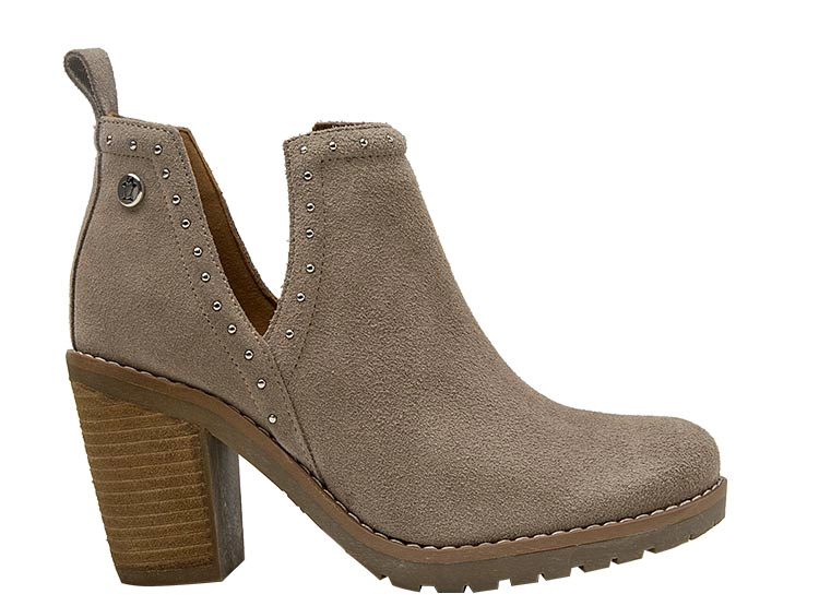 BOTINES CUERO MUJER PANAMA JACK TAUPE WK071 - 1