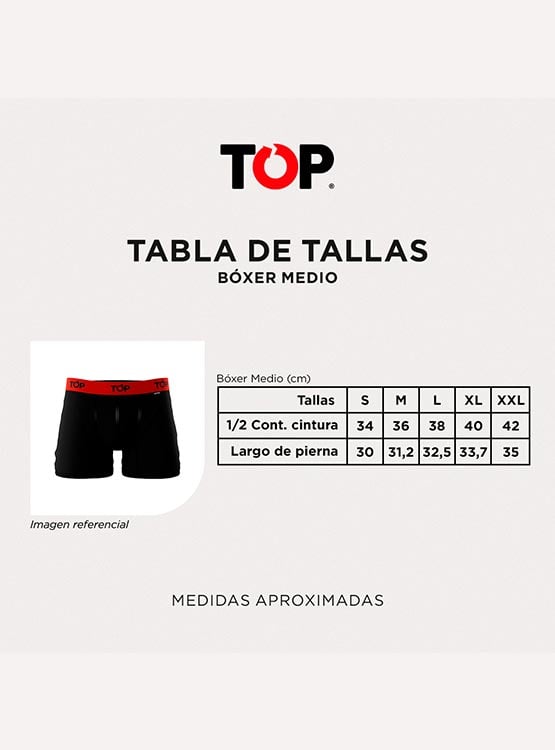 PACK X3 BÓXER HOMBRE TOP  - 5