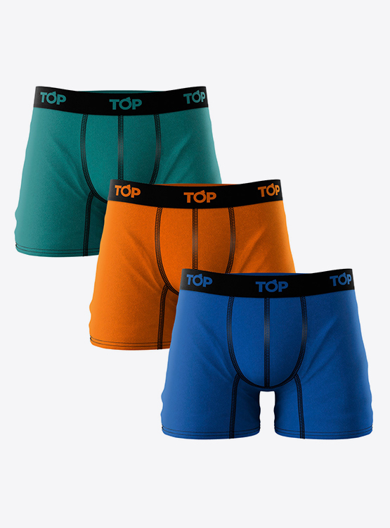 PACK X3 BÓXER HOMBRE TOP  - 1