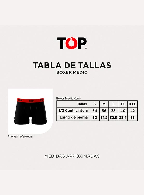 PACK X3 BÓXER HOMBRE TOP  - 5