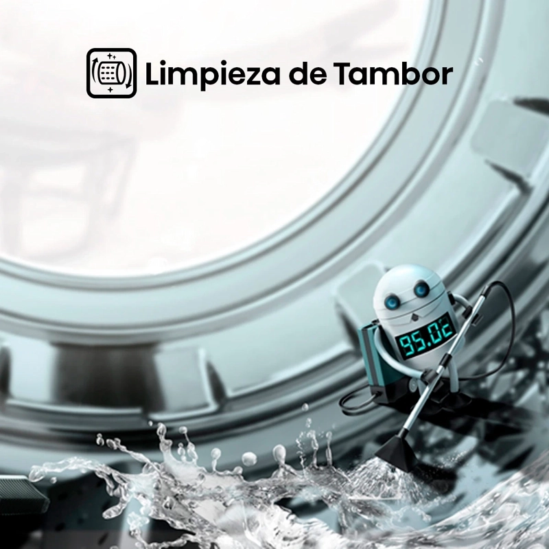 LAVADORA SECADORA HISENSE WD3Q1042BT 10KG/6KG GRIS - 7