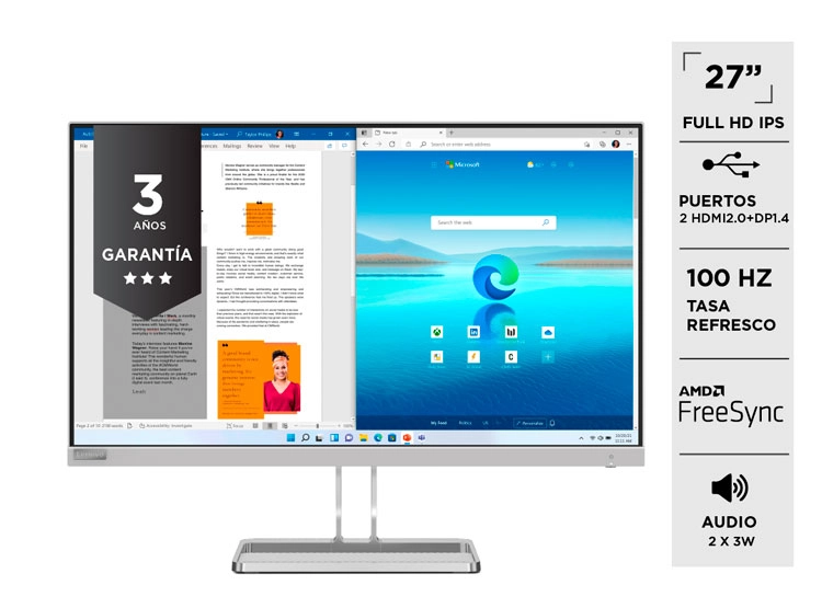 MONITOR LCD IPS LENOVO 27