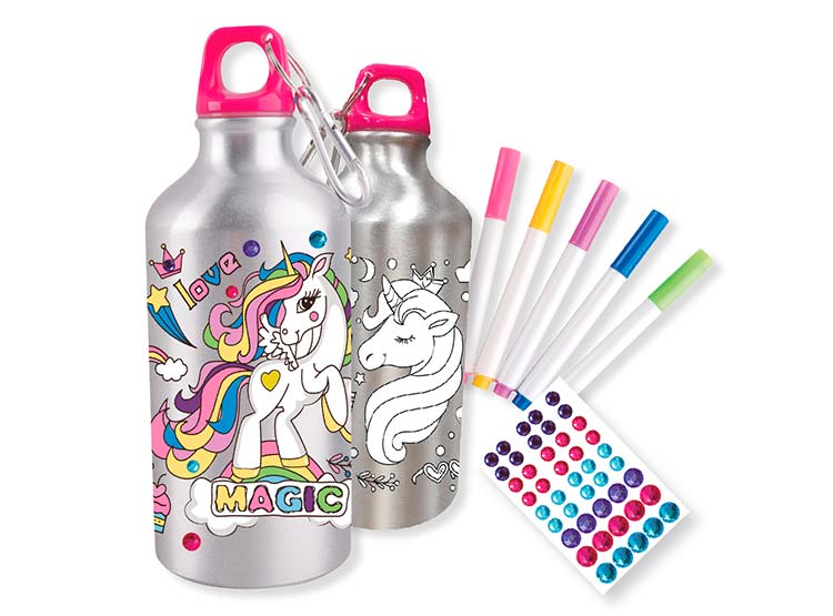 FIGURAS PINTAR GLOWUP BOTELLA DE AGUA - 1