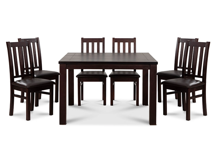 JUEGO DE COMEDOR CIC ÑUBLE 8 SILLAS CHOCOLATE NEGRO - 5