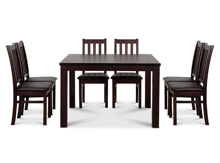 JUEGO DE COMEDOR CIC ÑUBLE 8 SILLAS CHOCOLATE NEGRO - 6