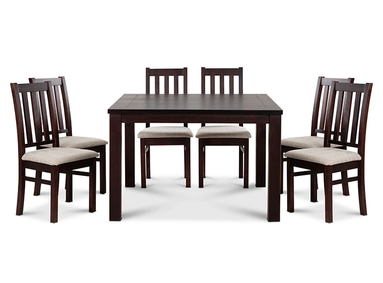 JUEGO DE COMEDOR CIC ÑUBLE 8 SILLAS CHOCOLATE BEIGE - 5