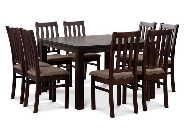JUEGO DE COMEDOR CIC ÑUBLE 8 SILLAS CHOCOLATE CAFÉ - 1