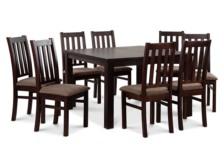 JUEGO DE COMEDOR CIC ÑUBLE 8 SILLAS CHOCOLATE CAFÉ - 2