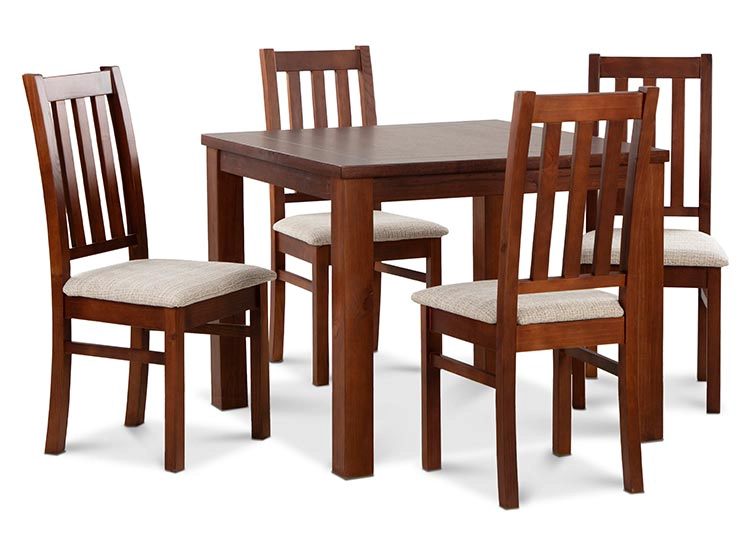 JUEGO DE COMEDOR CIC ÑUBLE 4 SILLAS CARAMELO BEIGE - 2