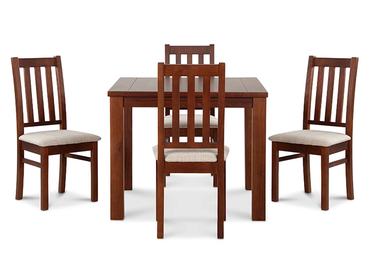 JUEGO DE COMEDOR CIC ÑUBLE 4 SILLAS CARAMELO BEIGE - 3