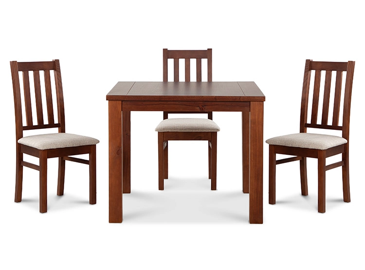 JUEGO DE COMEDOR CIC ÑUBLE 4 SILLAS CARAMELO BEIGE - 5