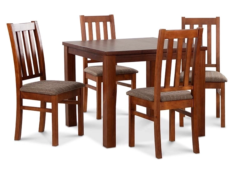 JUEGO DE COMEDOR CIC ÑUBLE 4 SILLAS CARAMELO CAFÉ - 2