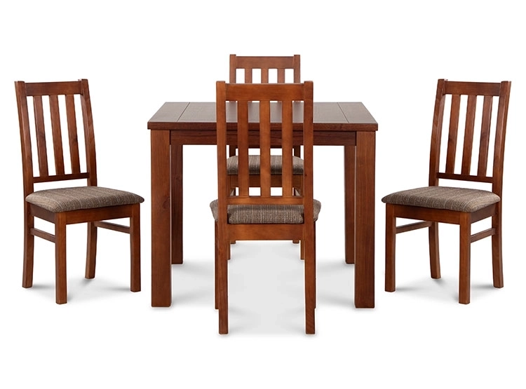 JUEGO DE COMEDOR CIC ÑUBLE 4 SILLAS CARAMELO CAFÉ - 3