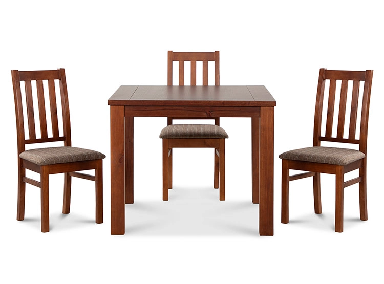JUEGO DE COMEDOR CIC ÑUBLE 4 SILLAS CARAMELO CAFÉ - 5
