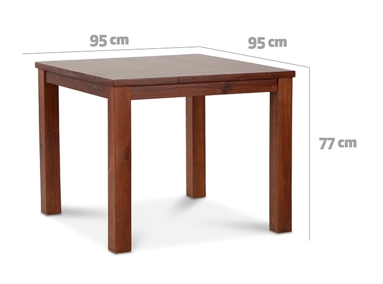 JUEGO DE COMEDOR CIC ÑUBLE 4 SILLAS CARAMELO CAFÉ - 9
