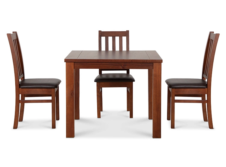 JUEGO DE COMEDOR CIC ÑUBLE 4 SILLAS CARAMELO NEGRO - 6