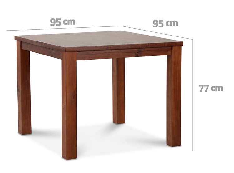 JUEGO DE COMEDOR CIC ÑUBLE 4 SILLAS CARAMELO NEGRO - 9