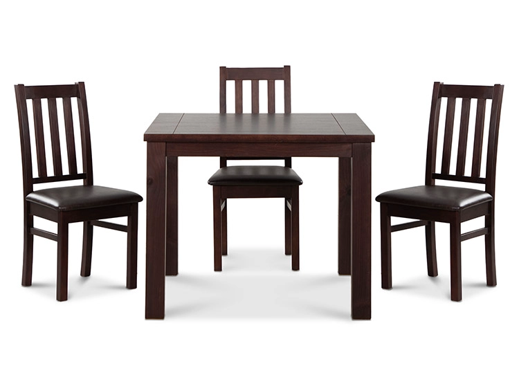 JUEGO DE COMEDOR CIC ÑUBLE 4 SILLAS CHOCOLATE NEGRO - 5