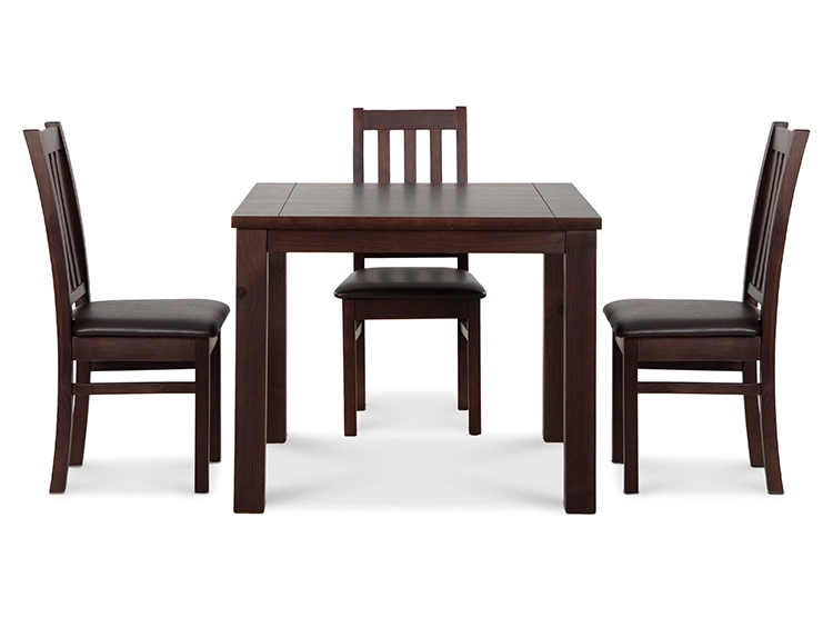 JUEGO DE COMEDOR CIC ÑUBLE 4 SILLAS CHOCOLATE NEGRO - 6