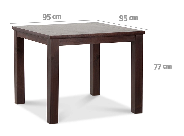 JUEGO DE COMEDOR CIC ÑUBLE 4 SILLAS CHOCOLATE NEGRO - 9