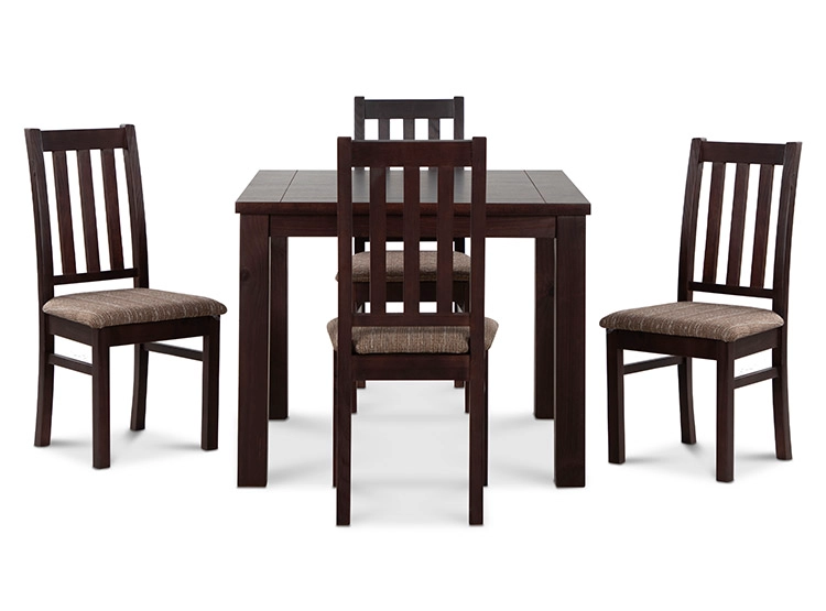 JUEGO DE COMEDOR CIC ÑUBLE 4 SILLAS CHOCOLATE CAFÉ - 3