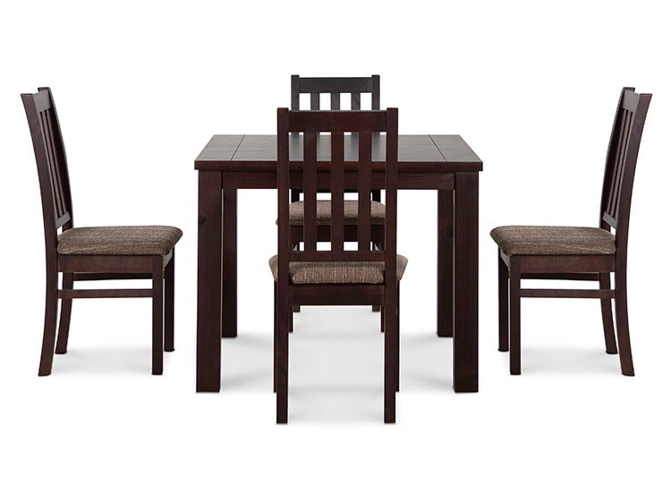 JUEGO DE COMEDOR CIC ÑUBLE 4 SILLAS CHOCOLATE CAFÉ - 4
