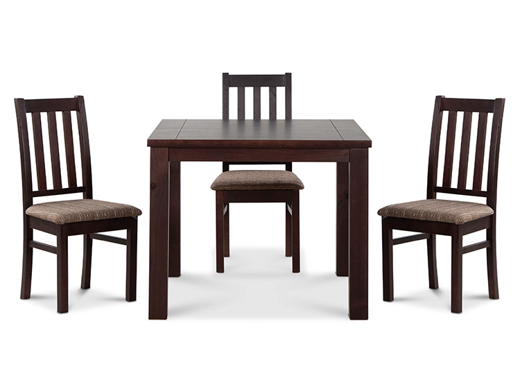 JUEGO DE COMEDOR CIC ÑUBLE 4 SILLAS CHOCOLATE CAFÉ - 5