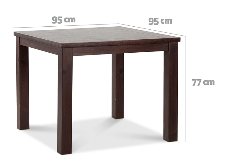 JUEGO DE COMEDOR CIC ÑUBLE 4 SILLAS CHOCOLATE CAFÉ - 9