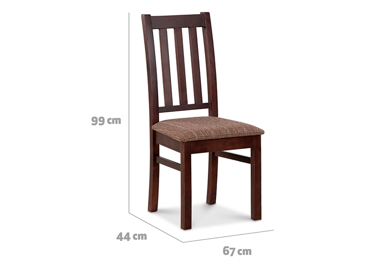 JUEGO DE COMEDOR CIC ÑUBLE 4 SILLAS CHOCOLATE CAFÉ - 10