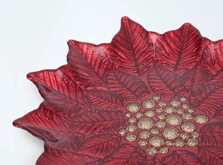 PLATO RIPLEY HOME FLOR POINSETTIA M ROJO - 2