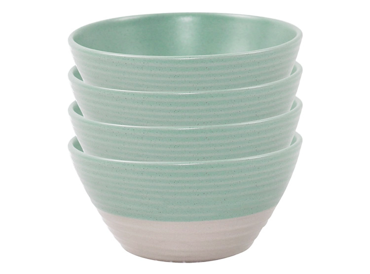 SET 4 BOWLS RIPLEY HOME SPIRAL AQUA E - 1