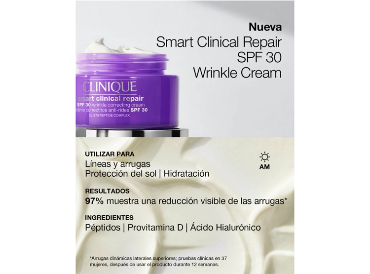 CREMA CLINIQUE GEL ANTIEDAD SMART CLINICAL REPAIR WRINKLE CORRECTING SPF 30 50 ML - 2