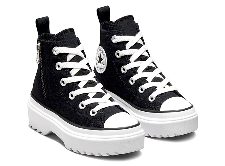 ZAPATILLAS NIÑA CONVERSE URBANAS NEGRO CHUCK TAYLOR ALL STAR LUGGED LIFT - 2
