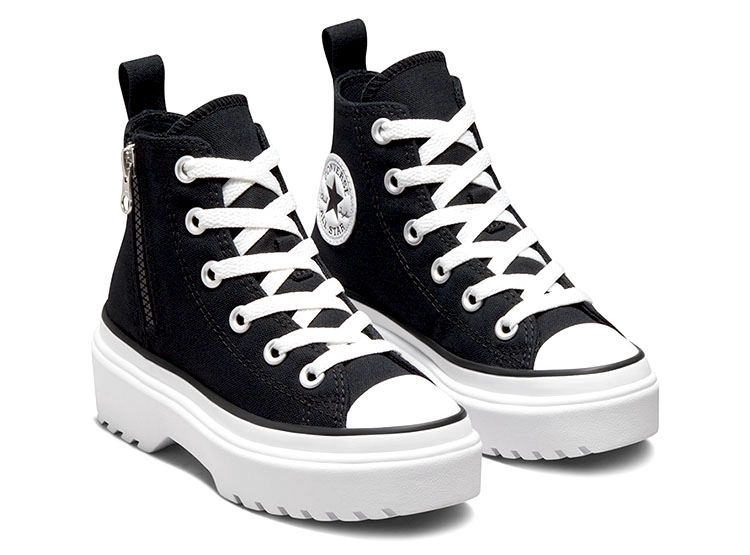 ZAPATILLAS NIÑA CONVERSE URBANAS NEGRO CHUCK TAYLOR ALL STAR LUGGED LIFT - 2